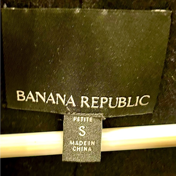 Banana republic women’s coat black wool polyester blend size small ￼ - Picture 5 of 5